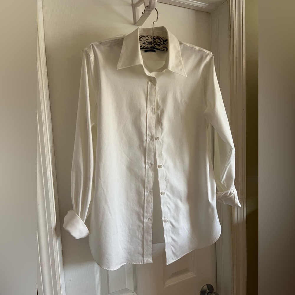 Ralph Lauren button down, classic no iron shirt